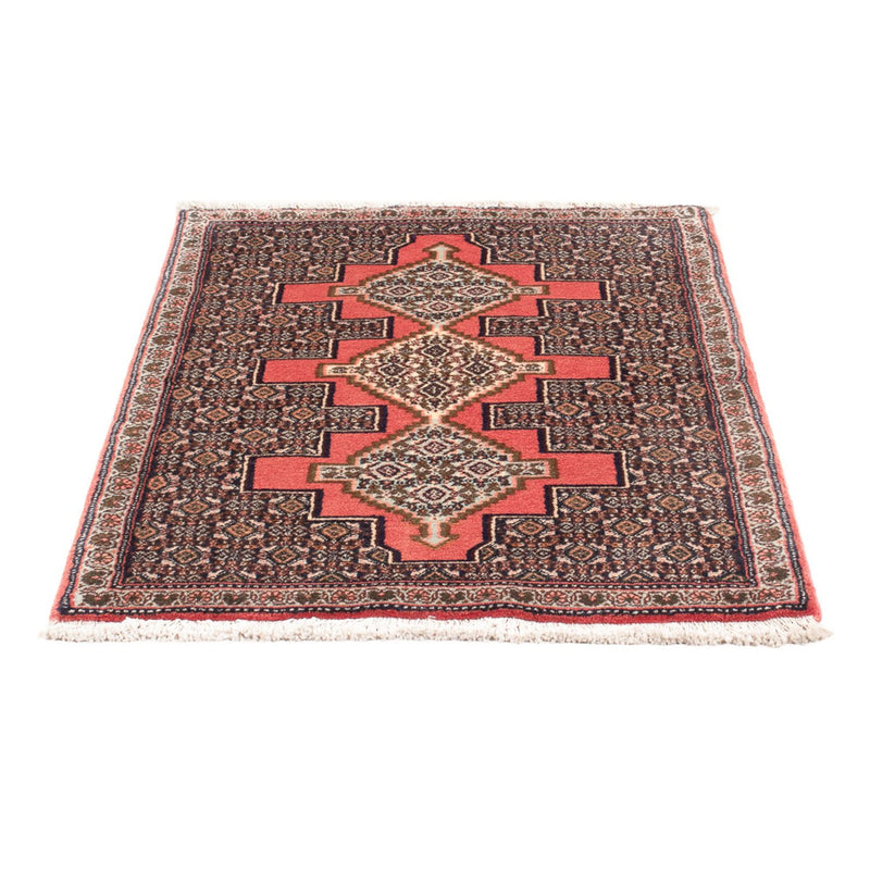 Senneh Teppich 76x108cm - Perserteppich - rot