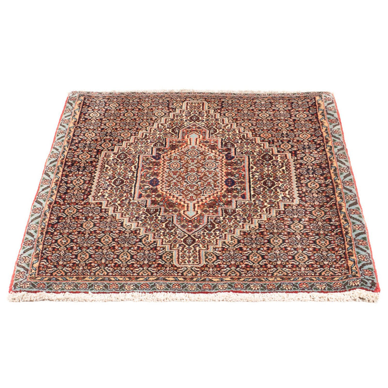 Senneh Teppich 80x110cm - Perserteppich - dunkelbeige
