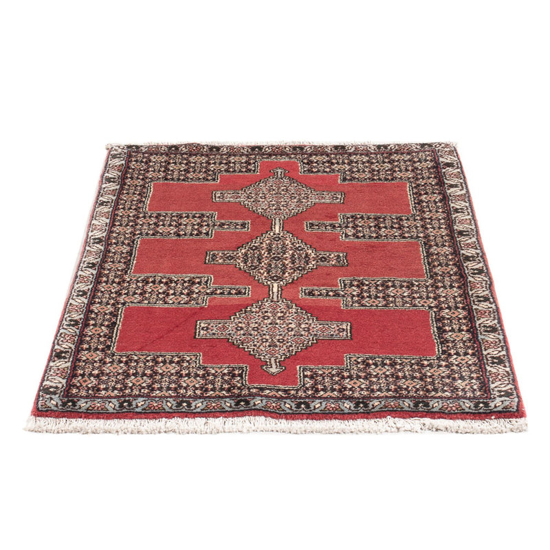 Senneh Teppich 73x104cm - Perserteppich - rot
