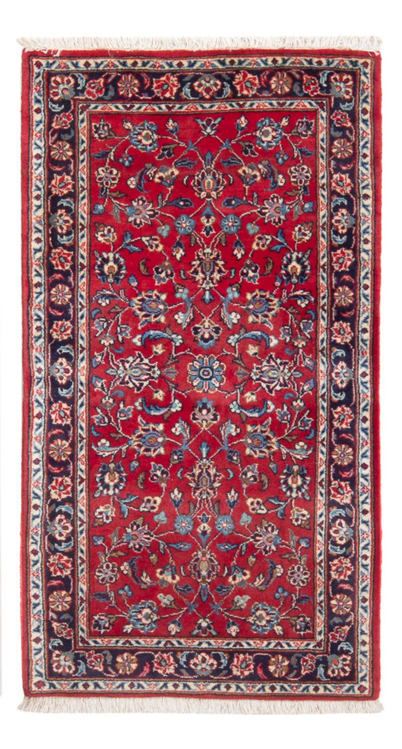 Keshan Teppich 70x135cm - Perserteppich - rot