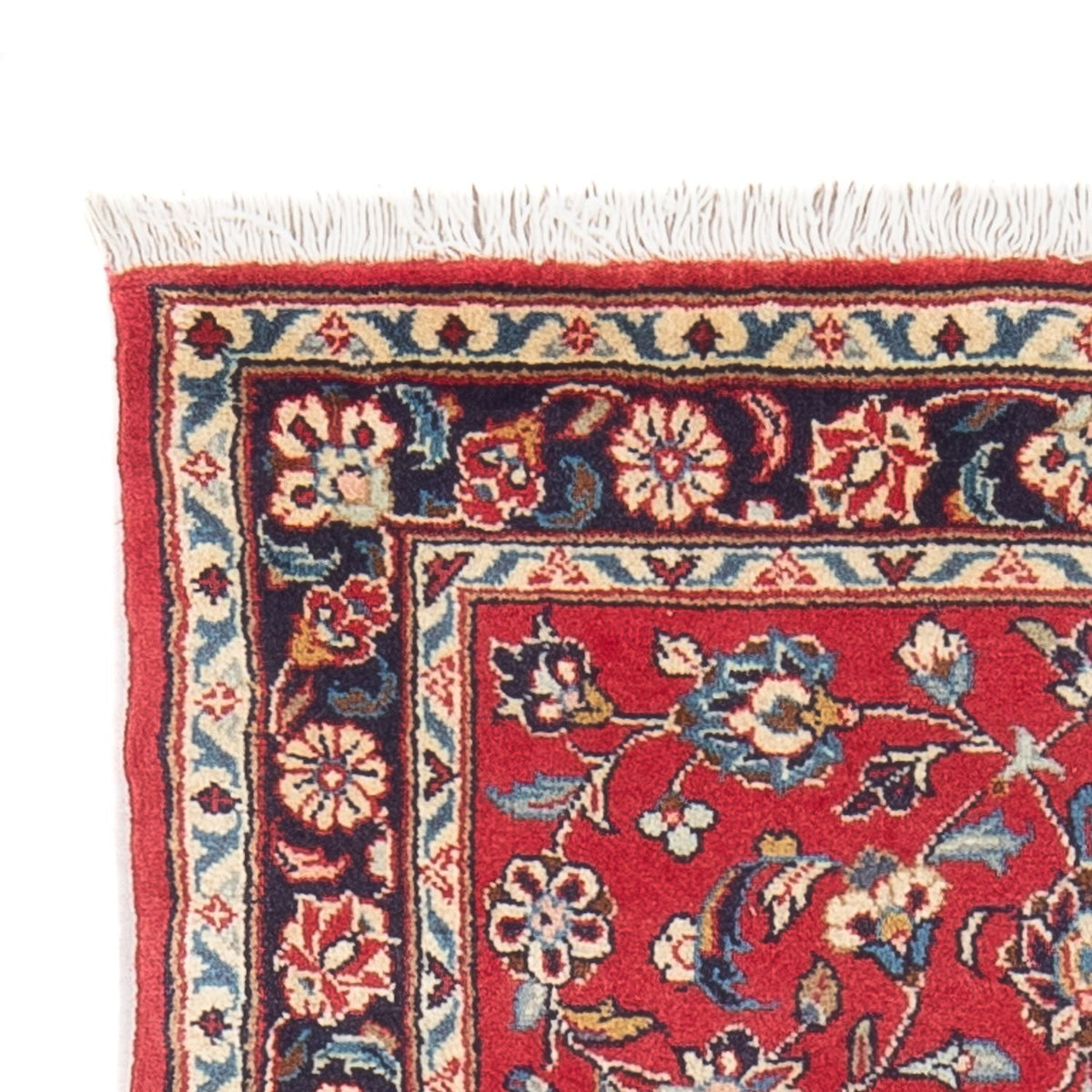 Keshan Teppich 74x140cm - Perserteppich - rot