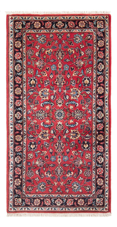 Keshan Teppich 68x142cm - Perserteppich - rot