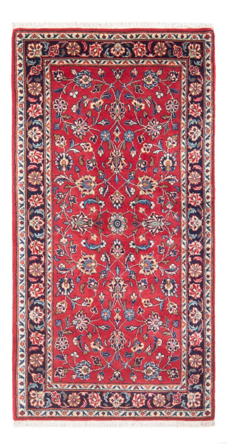 Keshan Teppich 74x153cm - Perserteppich - rot