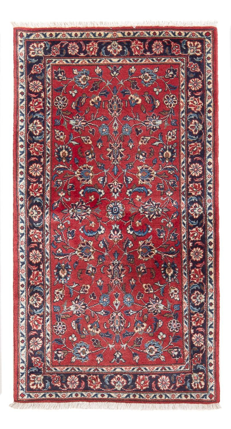 Keshan Teppich 68x140cm - Perserteppich - rot