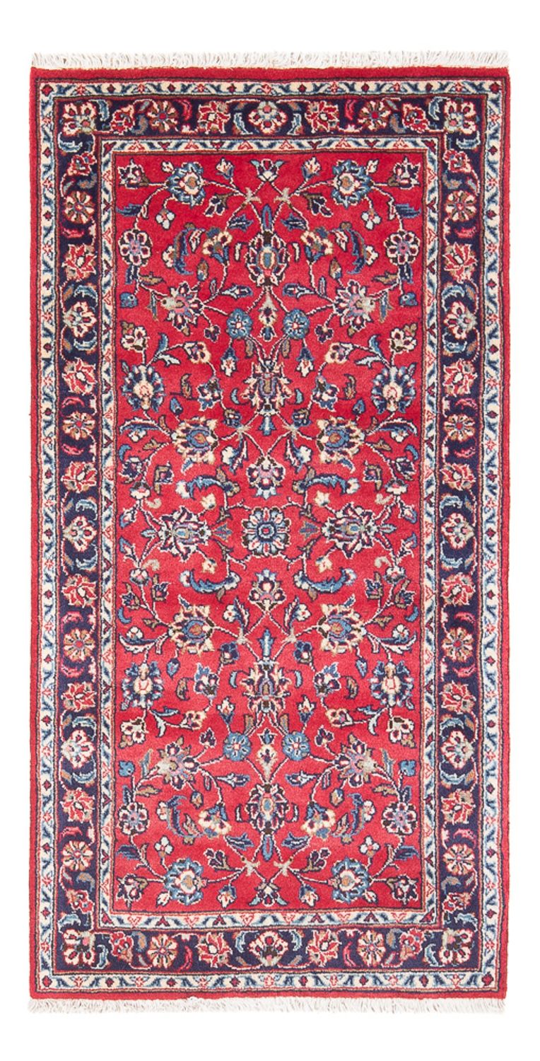 Keshan Teppich 68x138cm - Perserteppich - rot