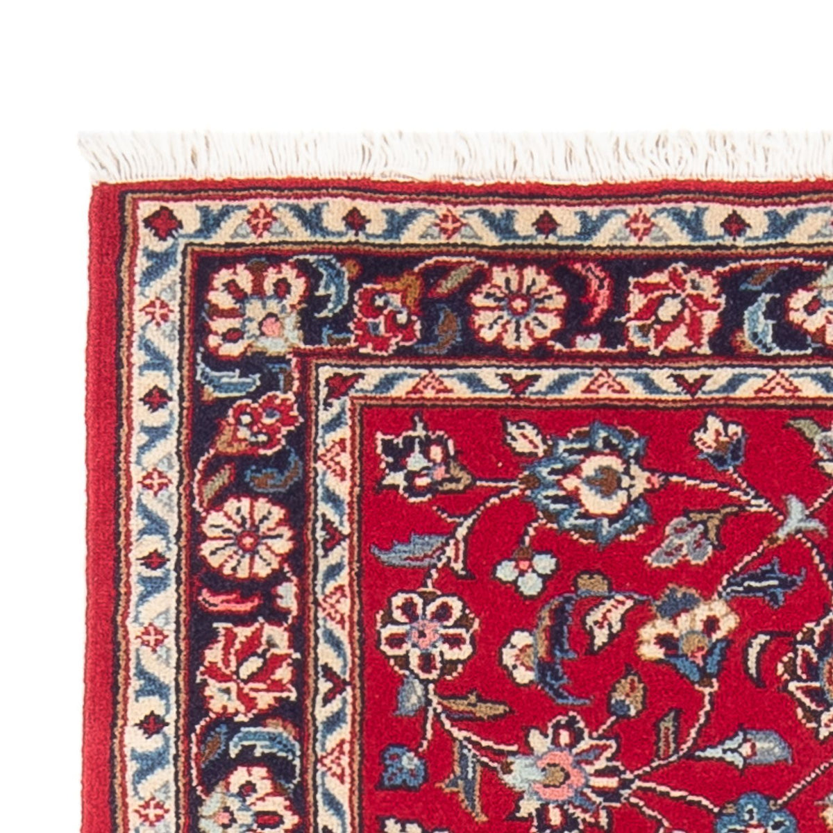 Keshan Teppich 74x140cm - Perserteppich - rot