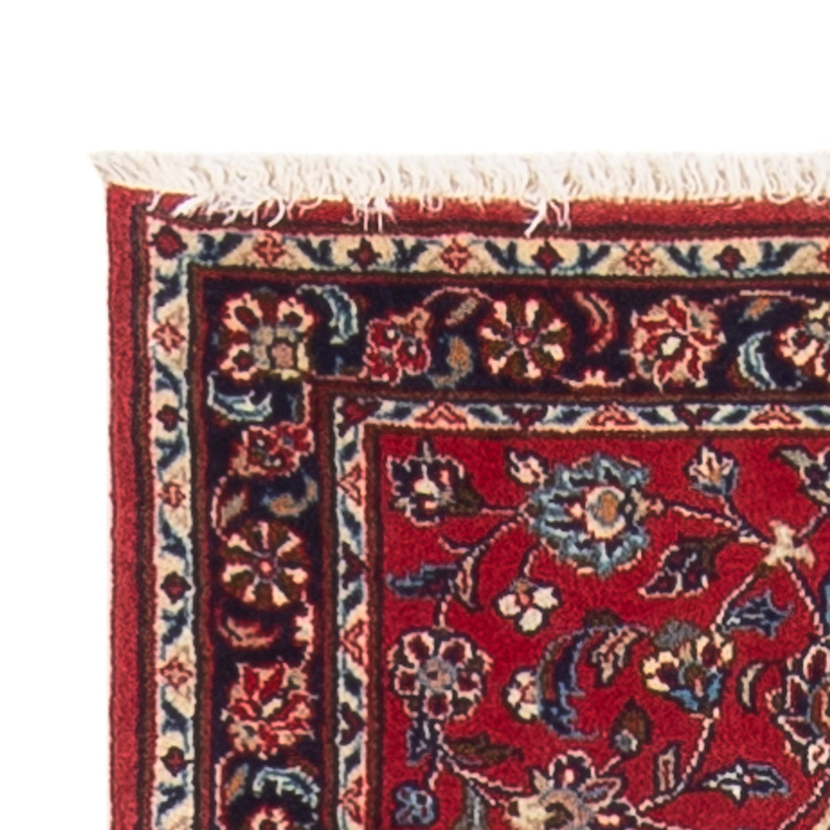 Keshan Teppich 70x130cm - Perserteppich - rot