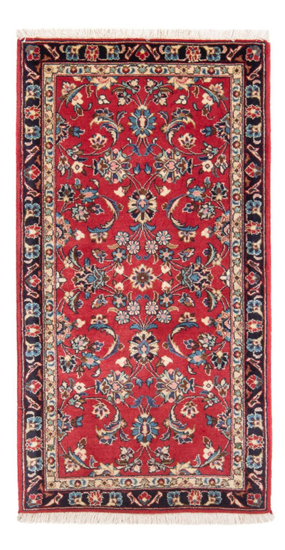 Keshan Teppich 68x140cm - Perserteppich - rot