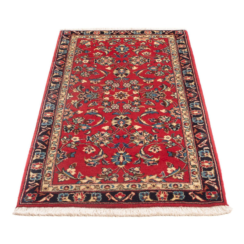 Keshan Teppich 68x140cm - Perserteppich - rot