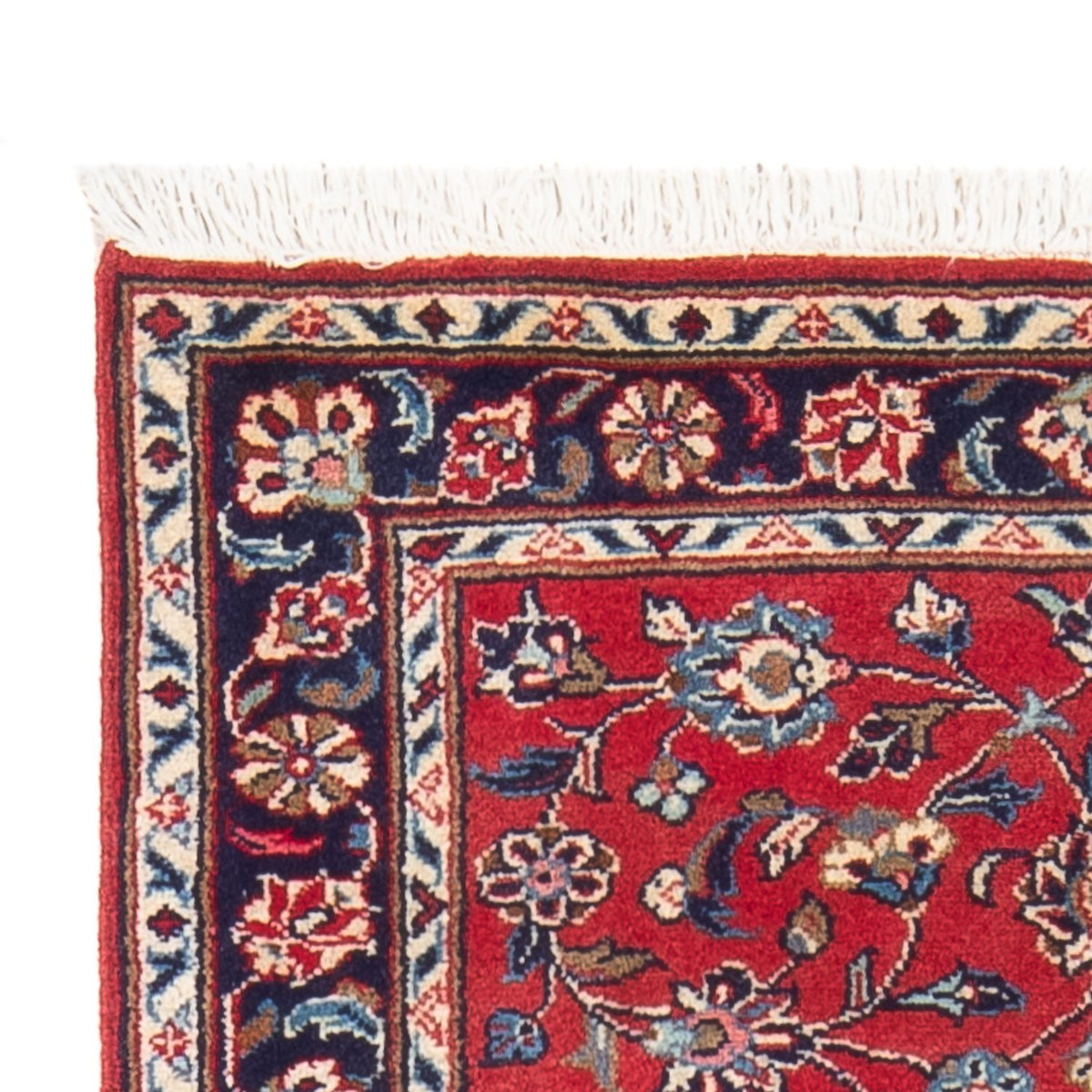 Keshan Teppich 70x130cm - Perserteppich - rot