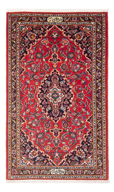 Keshan Teppich 67x127cm - Perserteppich - rot