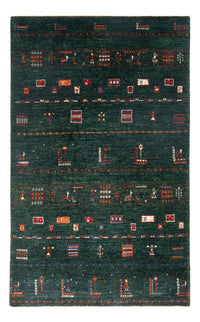 Loribaft Teppich Perser 85x136cm - Orientteppich - dunkelgrün – product image