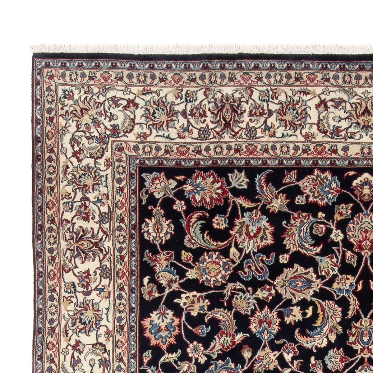 Maschad Teppich 243x340cm - Perserteppich - dunkelblau