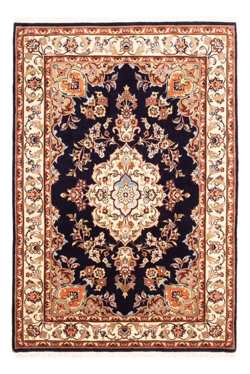 Maschad Teppich 120x174cm - Perserteppich - dunkelblau