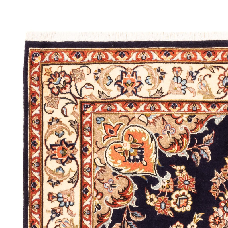 Maschad Teppich 120x174cm - Perserteppich - dunkelblau