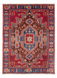 Nahavand Teppich 143x200cm - Perserteppich - rot