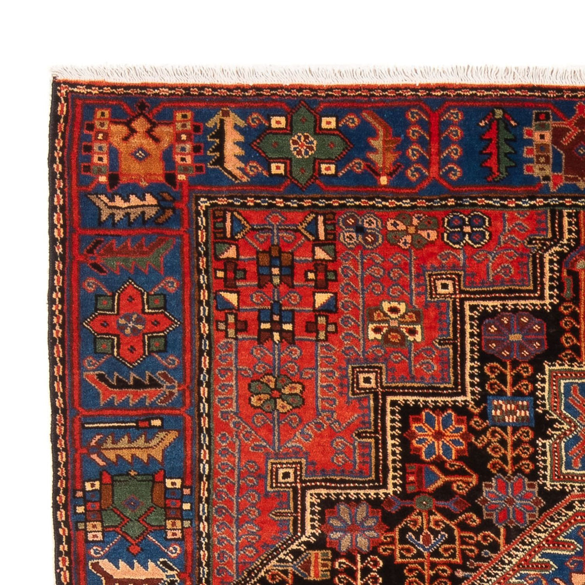 Nahavand Teppich 137x205cm - Perserteppich - blau