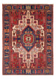 Nahavand Teppich 146x200cm - Perserteppich - blau