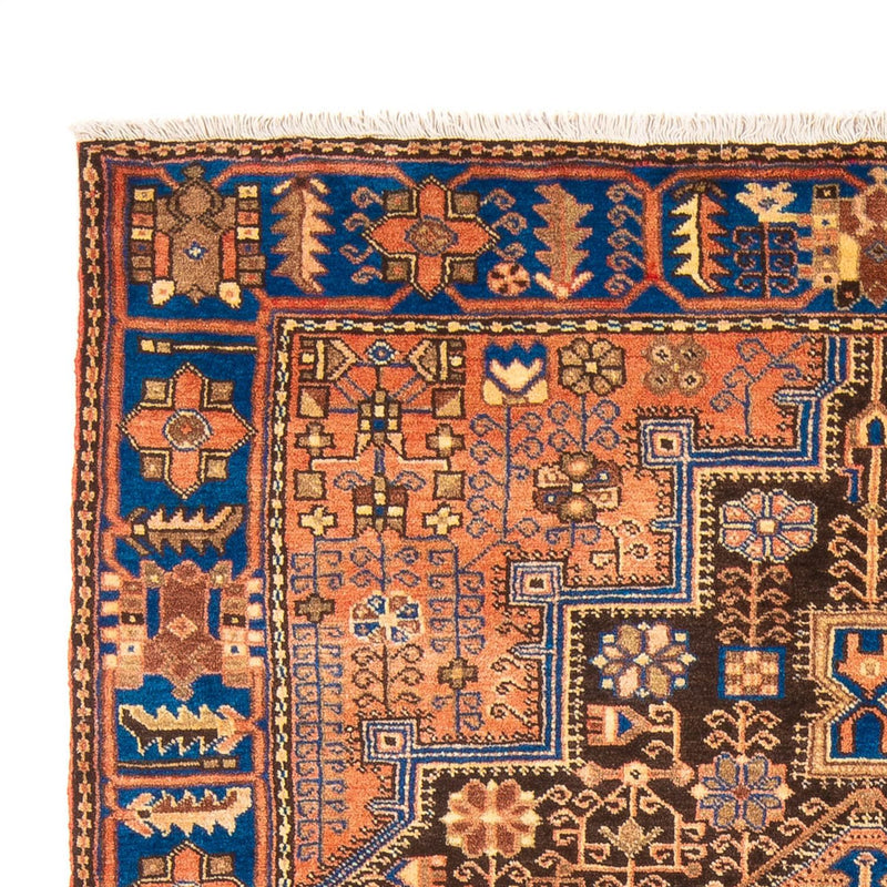 Nahavand Teppich 150x200cm - Perserteppich - blau