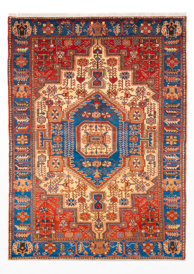 Nahavand Teppich 142x210cm - Perserteppich - blau