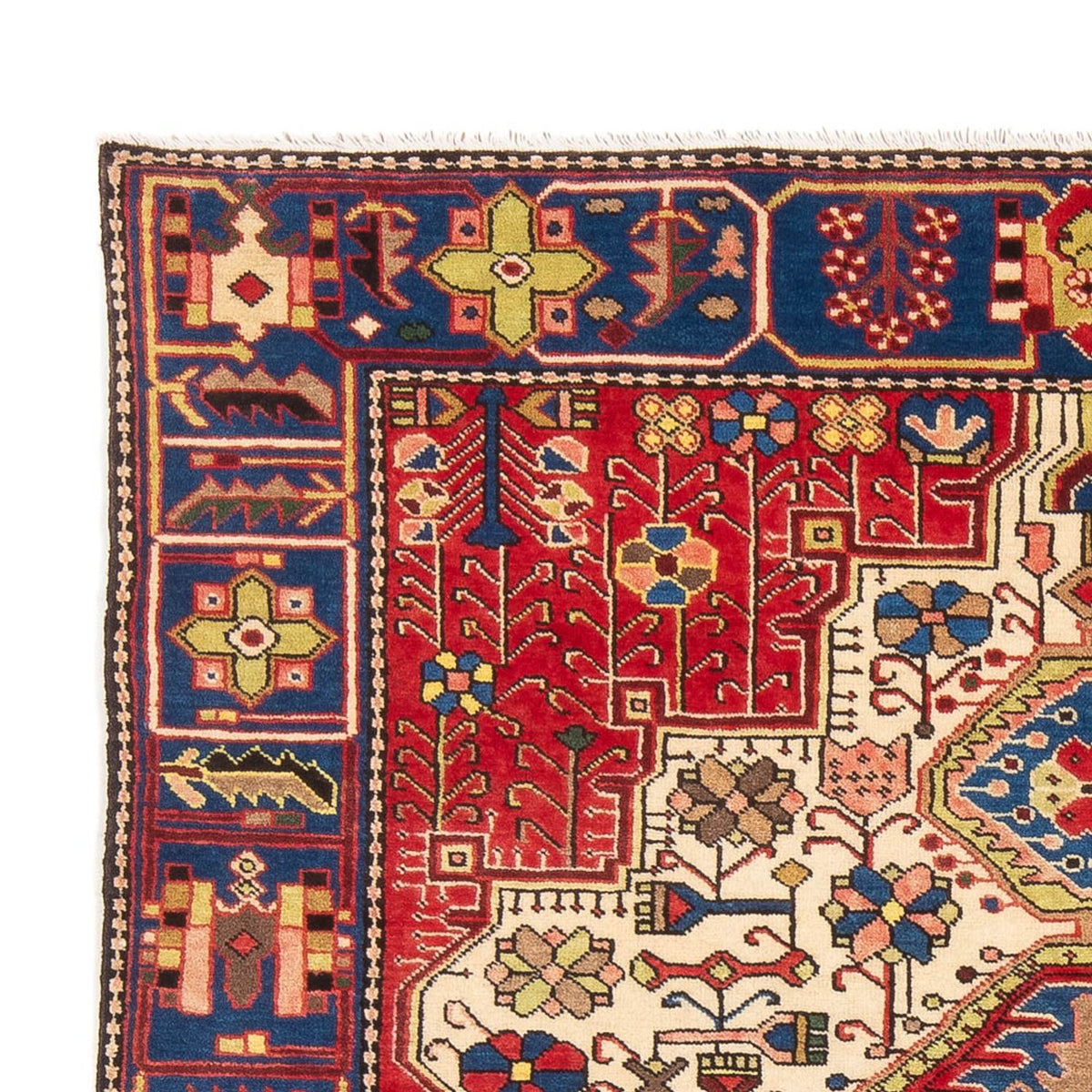 Nahavand Teppich 130x202cm - Perserteppich - blau