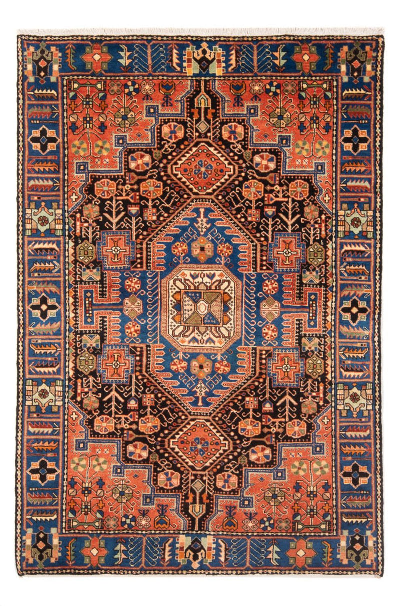 Nahavand Teppich 138x200cm - Perserteppich - blau
