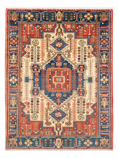 Nahavand Teppich 138x190cm - Perserteppich - blau