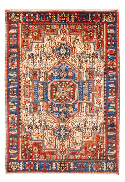 Nahavand Teppich 140x207cm - Perserteppich - blau