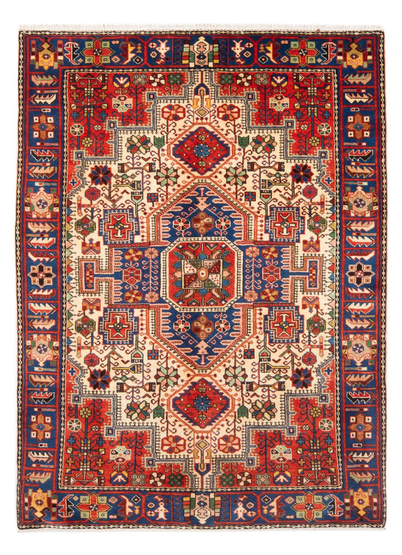 Nahavand Teppich 140x195cm - Perserteppich - blau