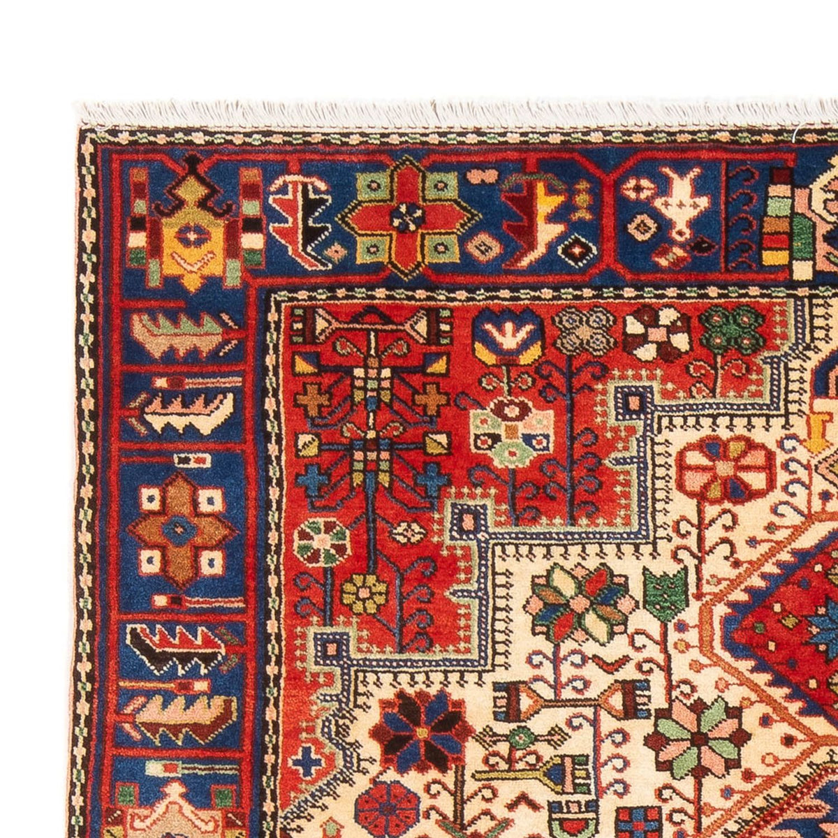 Nahavand Teppich 140x195cm - Perserteppich - blau