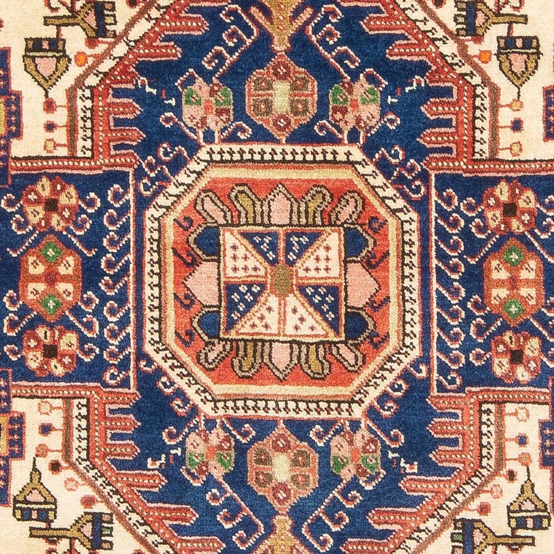 Nahavand Teppich 140x197cm - Perserteppich - blau