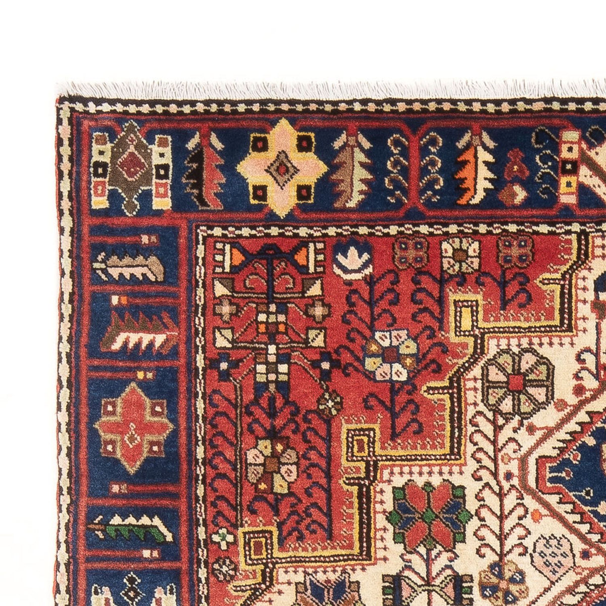 Nahavand Teppich 140x197cm - Perserteppich - blau