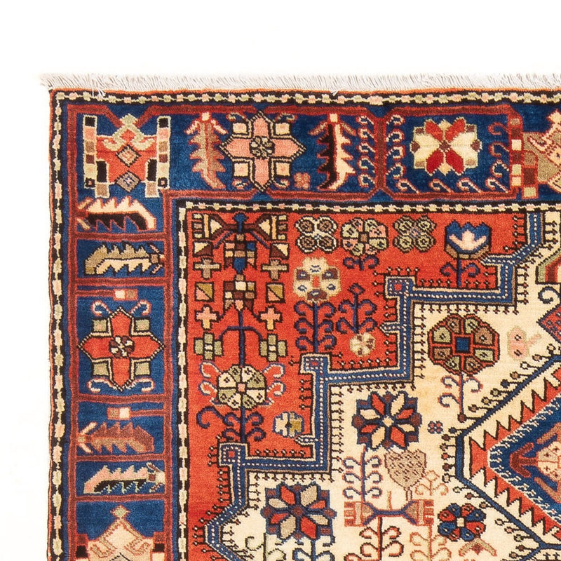 Nahavand Teppich 145x200cm - Perserteppich - blau