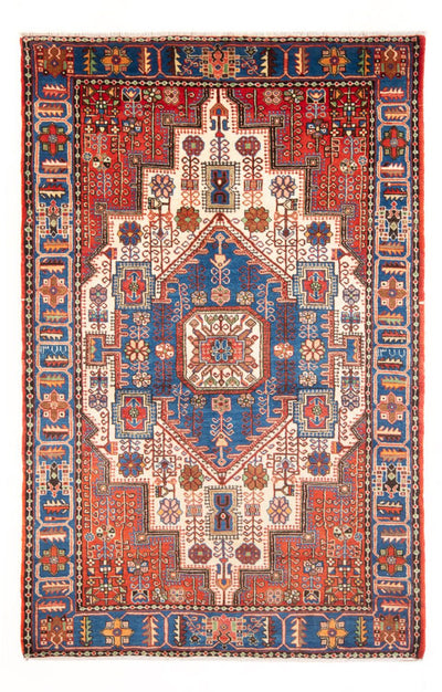 Nahavand Teppich 142x213cm - Perserteppich - blau