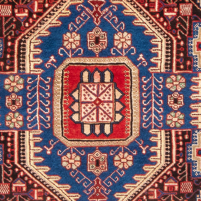 Nahavand Teppich 140x195cm - Perserteppich - blau