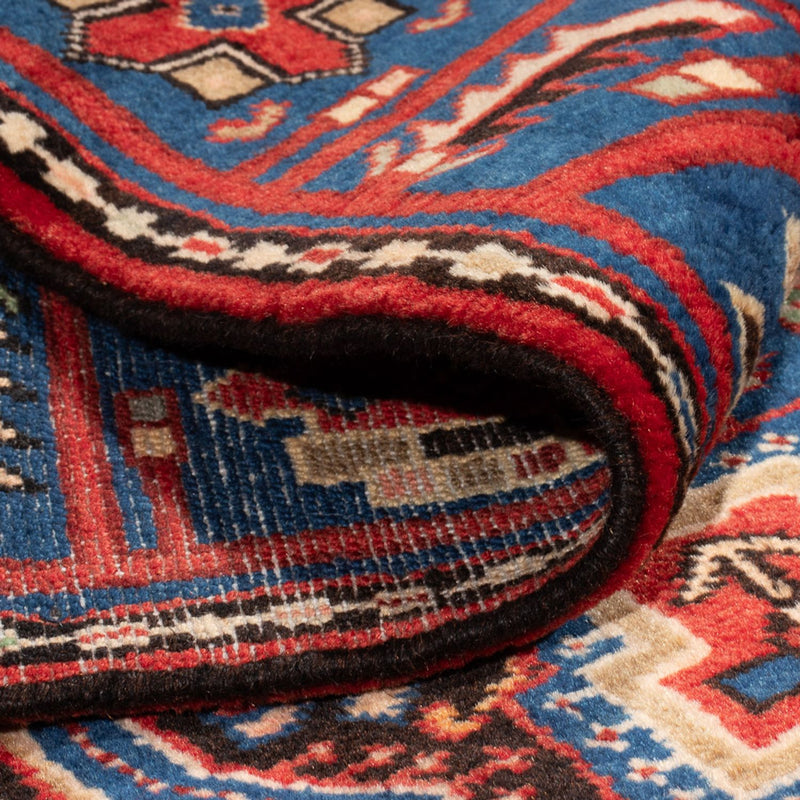 Nahavand Teppich 140x195cm - Perserteppich - blau