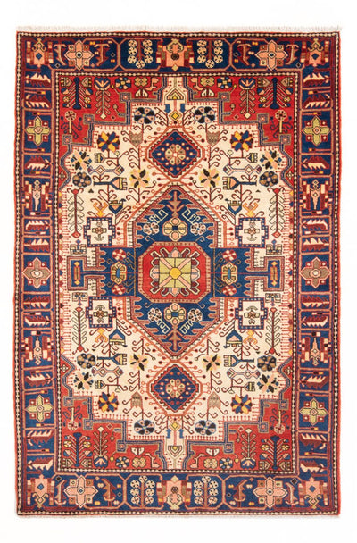 Nahavand Teppich 140x203cm - Perserteppich - blau