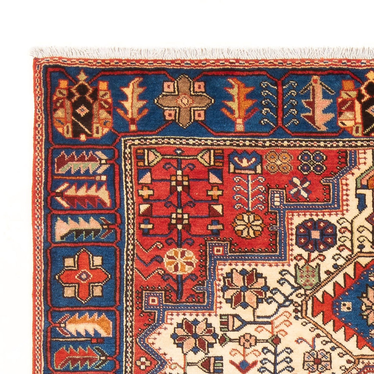 Nahavand Teppich 140x200cm - Perserteppich - blau