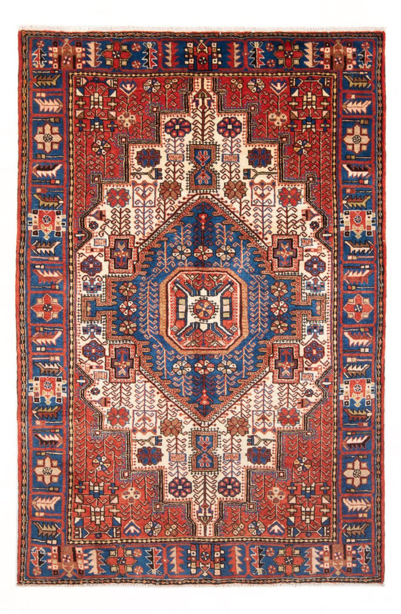 Nahavand Teppich 140x200cm - Perserteppich - blau