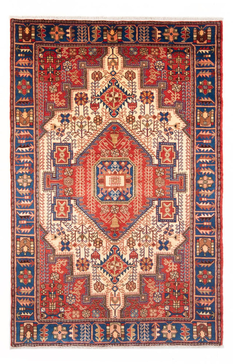 Nahavand Teppich 140x223cm - Perserteppich - rot