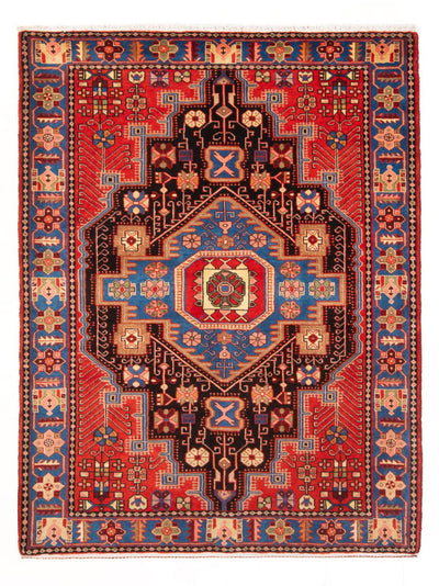 Nahavand Teppich 143x202cm - Perserteppich - blau