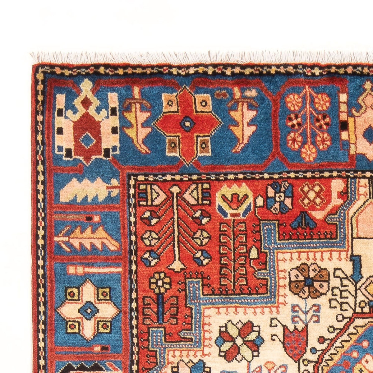Nahavand Teppich 134x200cm - Perserteppich - blau