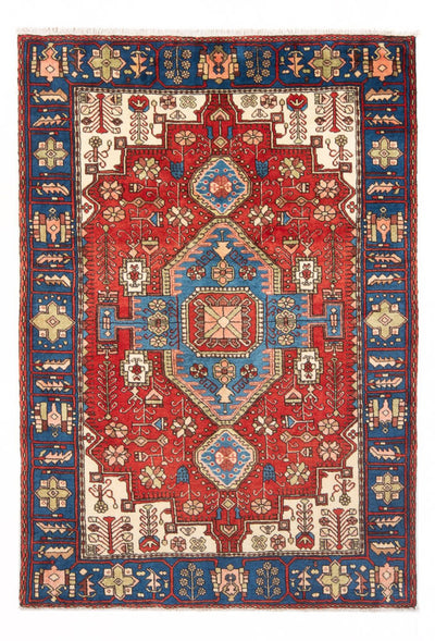 Nahavand Teppich 136x188cm - Perserteppich - blau