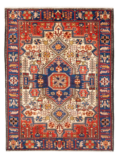 Nahavand Teppich 140x193cm - Perserteppich - blau