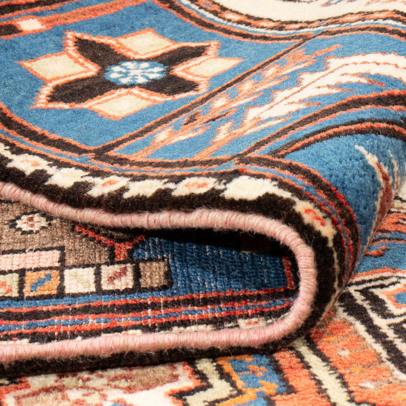 Nahavand Teppich 140x202cm - Perserteppich - blau