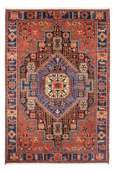 Nahavand Teppich 151x196cm - Perserteppich - blau