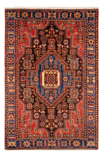 Nahavand Teppich 142x204cm - Perserteppich - blau