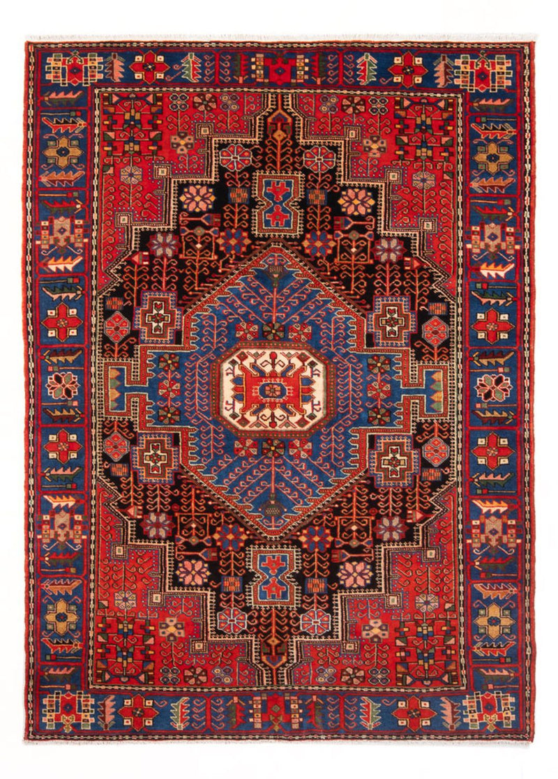 Nahavand Teppich 140x200cm - Perserteppich - blau