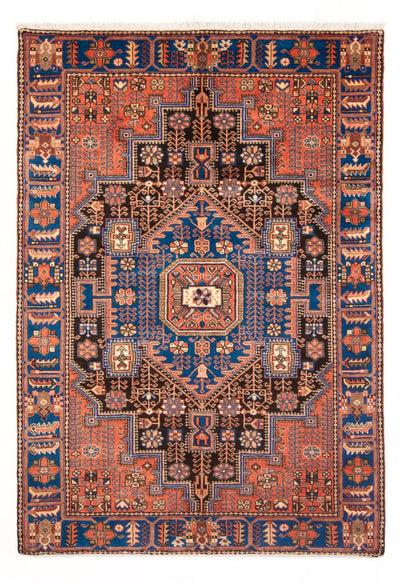 Nahavand Teppich 146x200cm - Perserteppich - blau
