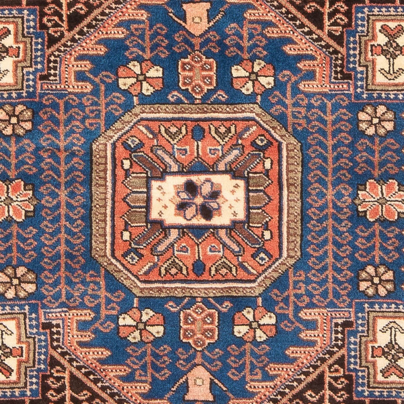 Nahavand Teppich 146x200cm - Perserteppich - blau
